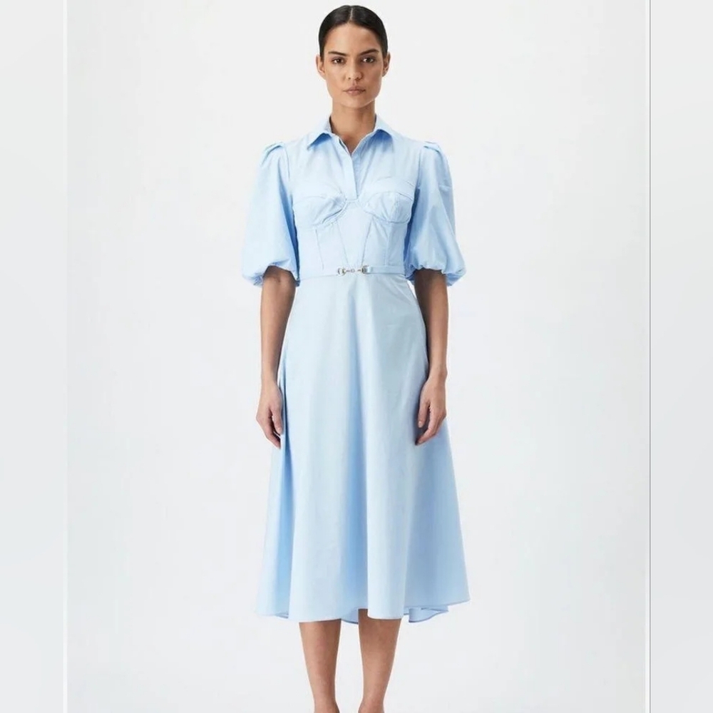 Bardot Light Blue Midi Dress